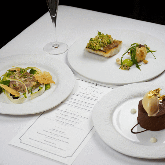 Selection Of Special Occasion Dishes from Corrigan's Mayfair